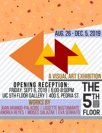 art gallery opening flyer